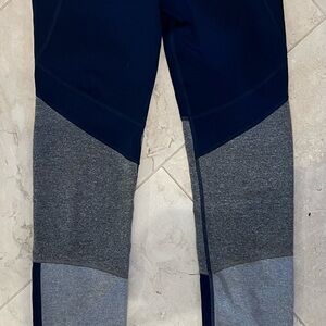 Athleta Girl Leggings - Navy and Gray